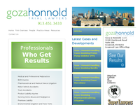 BRAD HONNOLD website screenshot