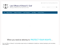 SHERYL GRAF website screenshot