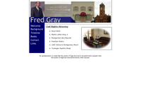 FRED GRAY website screenshot