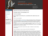 STEPHEN GRAY website screenshot