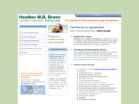 HEATHER GREEN website screenshot
