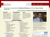 RAY GREEN website screenshot