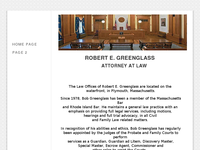 ROBERT GREENGLASS website screenshot