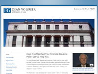 DEAN GREER website screenshot