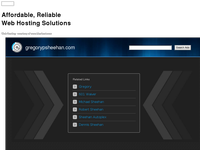 GREGORY SHEEHAN website screenshot