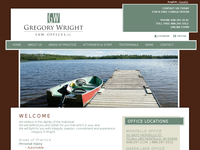 GREGORY WRIGHT website screenshot