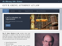 GUY GREVE website screenshot