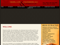 BARRON GRIER III website screenshot