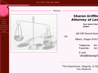 SHARON GRIFFIN website screenshot