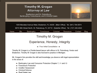 TIMOTHY GROGAN website screenshot