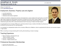 ED GRUHL website screenshot