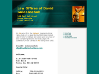 DAVID GULDENSCHUH website screenshot