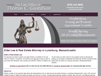 THOMAS GUSTAFSON website screenshot