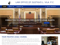 GUSTAVO VILLA website screenshot