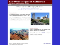 JOSEPH GUTTERMAN website screenshot