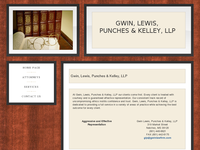 LUCIEN GWIN JR website screenshot