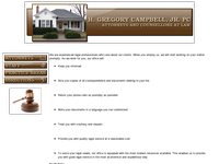 H GREGORY CAMPBELL JR website screenshot