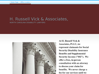 H RUSSELL VICK website screenshot