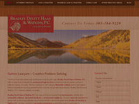 ANDREW HAAS website screenshot