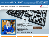 KAREN HAAS website screenshot
