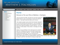 MATTHEW HACHIGIAN website screenshot