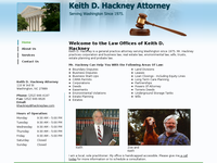 KEITH HACKNEY website screenshot