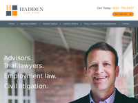 ROBERT HADDEN website screenshot