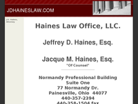 JEFF HAINES website screenshot