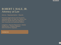 ROBERT HALE JR website screenshot