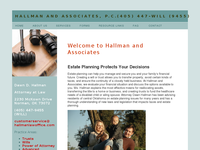 DAWN HALLMAN website screenshot