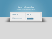 KAREN HALVERSON website screenshot