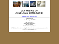 CHARLES HAMILTON III website screenshot