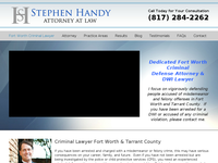 STEPHEN HANDY website screenshot