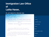 LALITA HARAN website screenshot