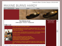 MAXINE HARDY website screenshot