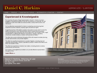 DANIEL HARKINS website screenshot