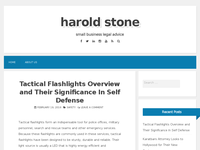 HAROLD STONE website screenshot