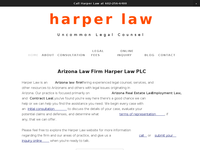 KEVIN HARPER website screenshot