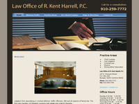 KENT HARRELL website screenshot