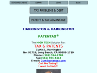CURT HARRINGTON website screenshot