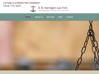 LARRY HARRINGTON website screenshot
