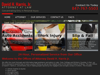 DAVID HARRIS JR website screenshot