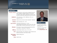 JAMES HARRIS JR website screenshot