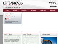 ADAM HARRISON website screenshot