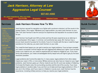 JACK HARRISON website screenshot