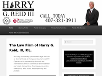 HARRY REID III website screenshot