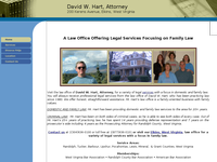 DAVID HART website screenshot