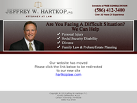 JEFFREY HARTKOP website screenshot