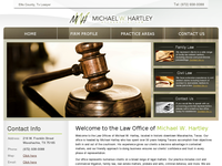 MICHAEL HARTLEY website screenshot