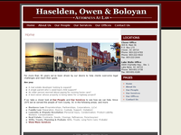 AL HASELDEN website screenshot